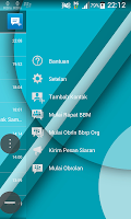 BBM Mod Transparant with floating main tab BBM Mod Transparant with floating main tab
