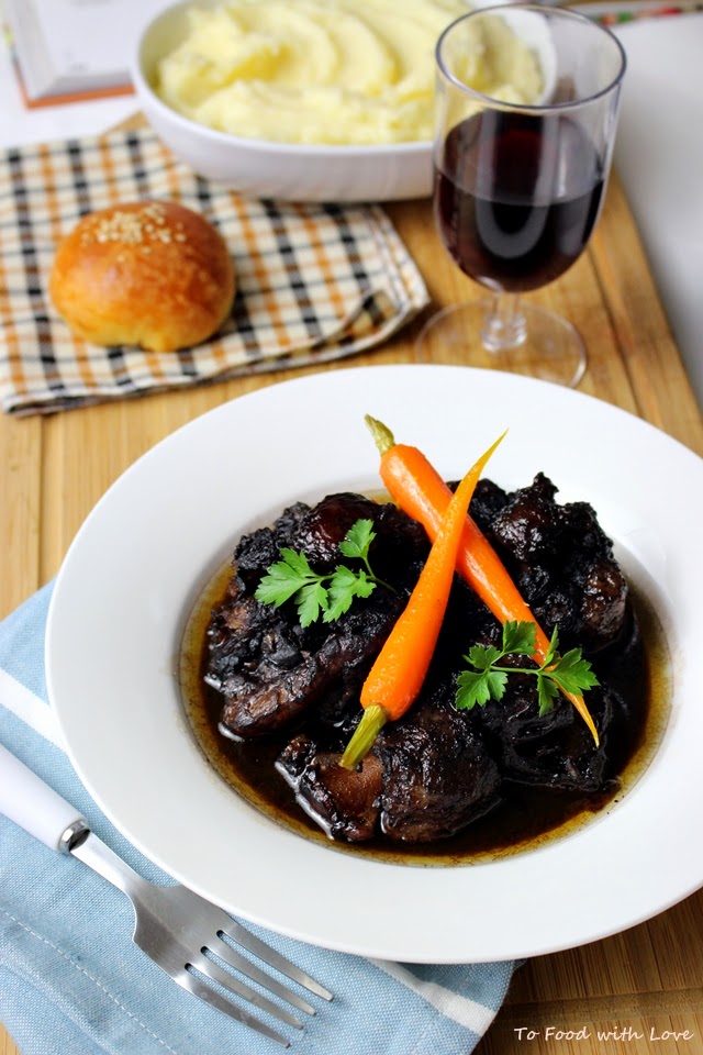 To Food with Love Oxtail braised in red wine with sweet and sour