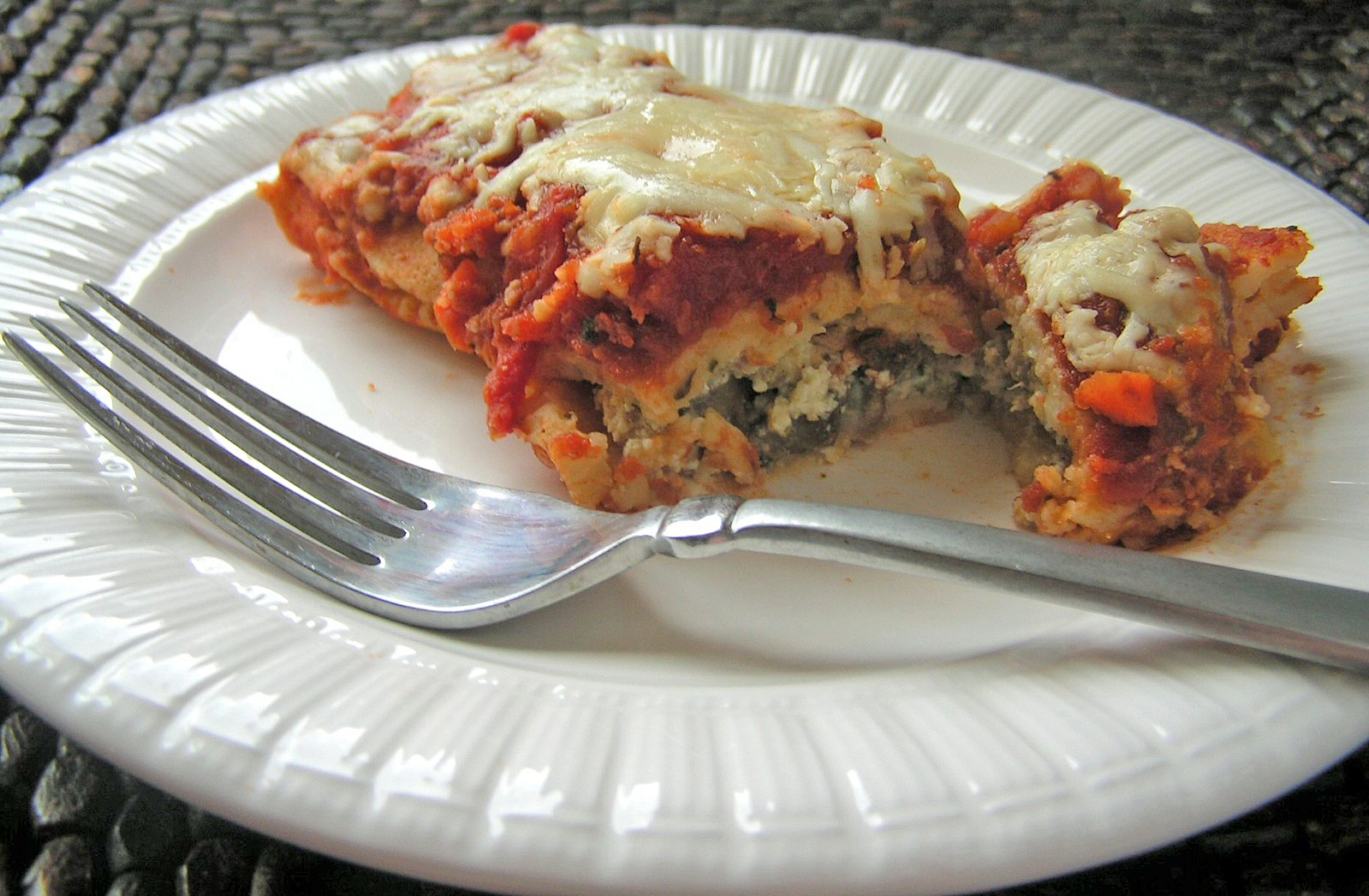 EASY HOMEMADE MANICOTTI Butter with a Side of Bread