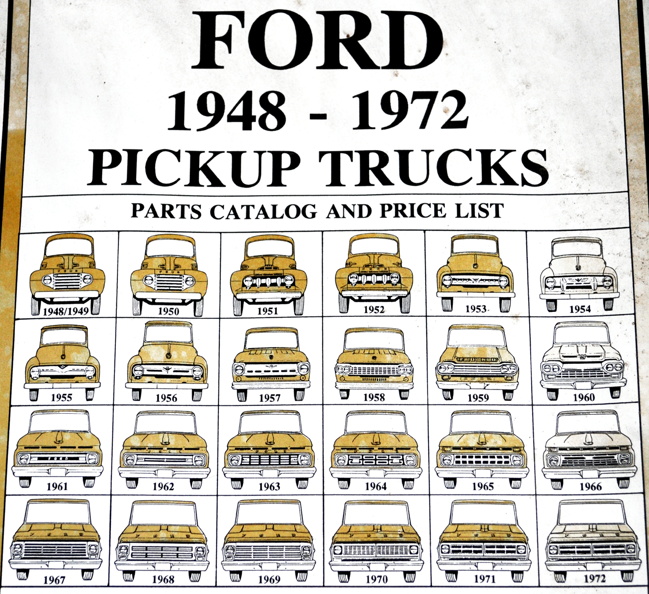 Just A Car Guy Ford trucks, 19481972 visual identification guide