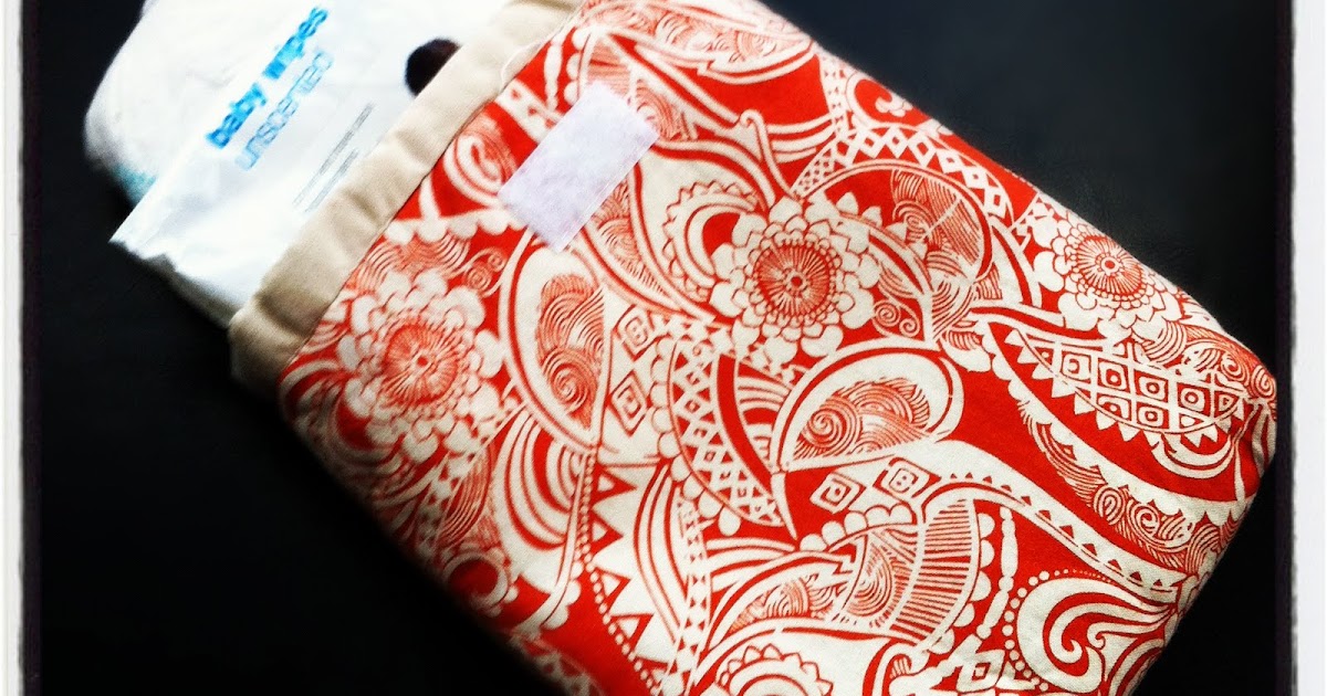 everywhere orange Orange diaper pouch