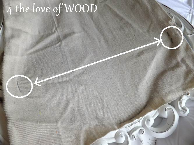 4 the love of wood HOW TO UPHOLSTER AN OPEN CHAIR BACK step one