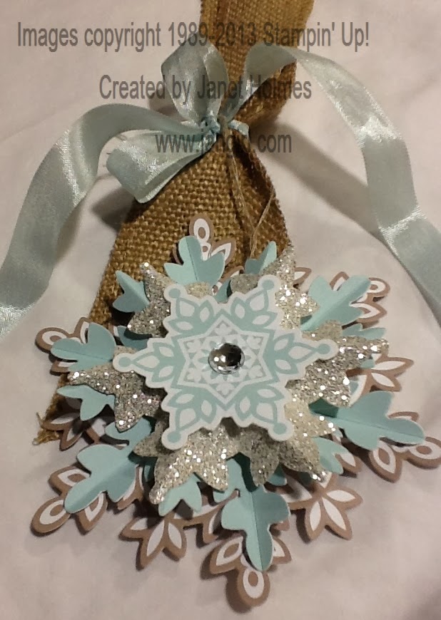 Jan Girl Stampin' Up Rising Star Trip Day 2 Festive Flurry Ornament Kit