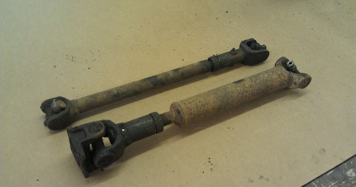 1967 Jeep CJ5 restoration Drive shafts