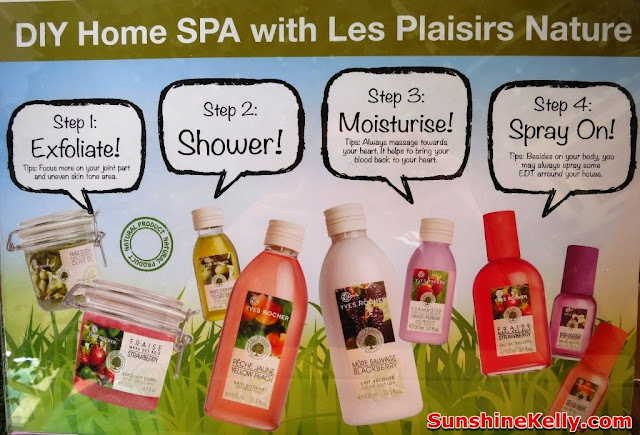 DIY Home Spa with Les Plasirs Nature, body care, yves rocher, home spa