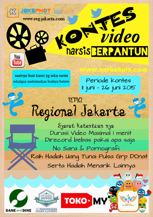 Kontes Video Narsis Berpantun Regional Jakarta Kontes Video Narsis Berpantun Regional Jakarta