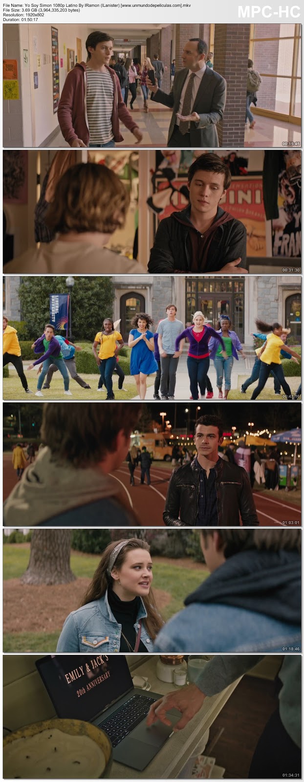 Capturas de la película.