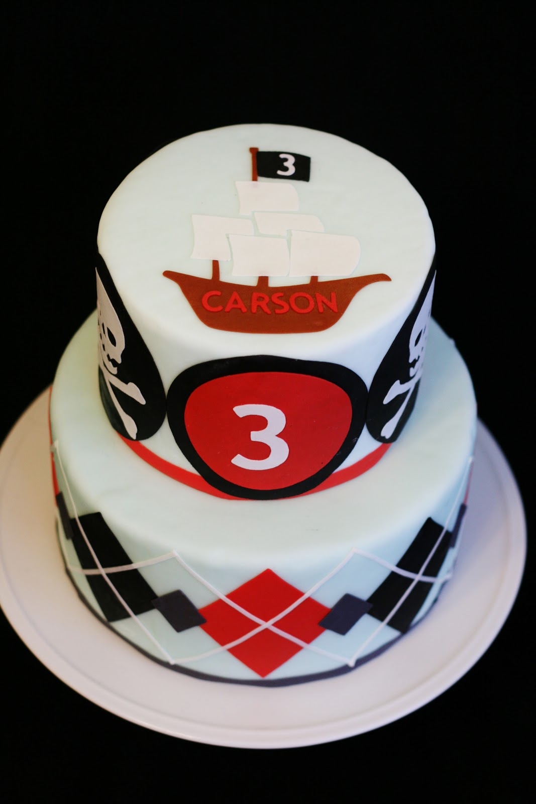 I Wish That I Had Jessie's Cakes Pirate Cake {Omaha Birthday Cakes}