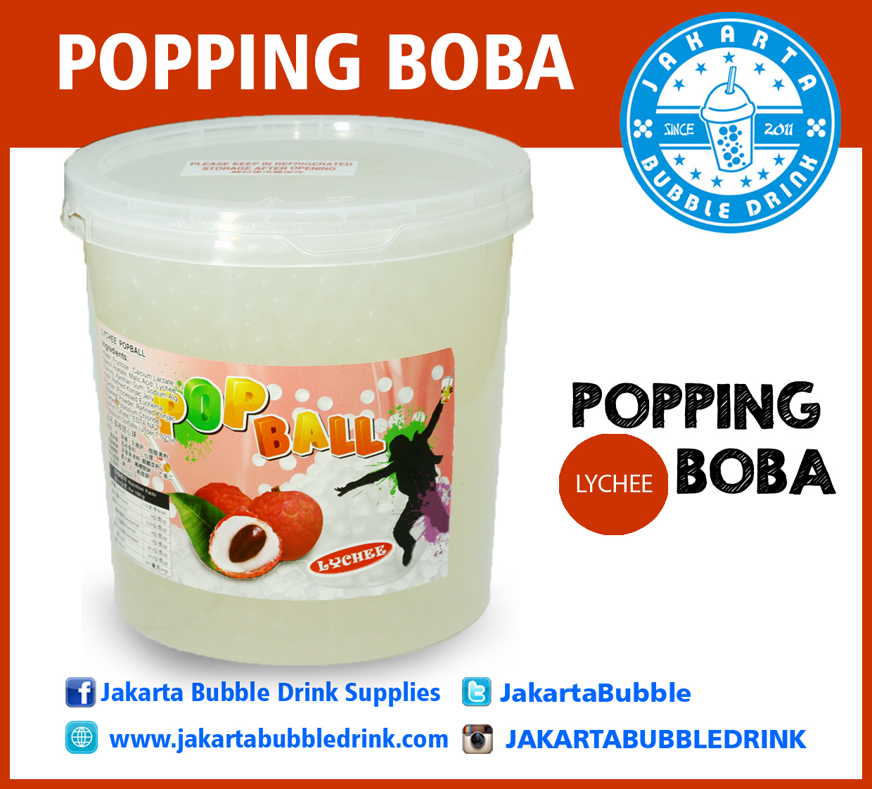 Supplier Popping Boba.