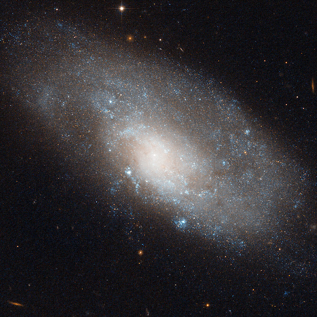 Deformed Spiral Galaxy NGC 4980 in Hydra