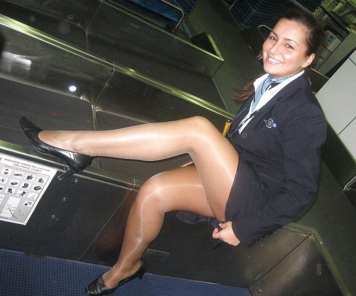 Nude female flight attendants - Porno photo