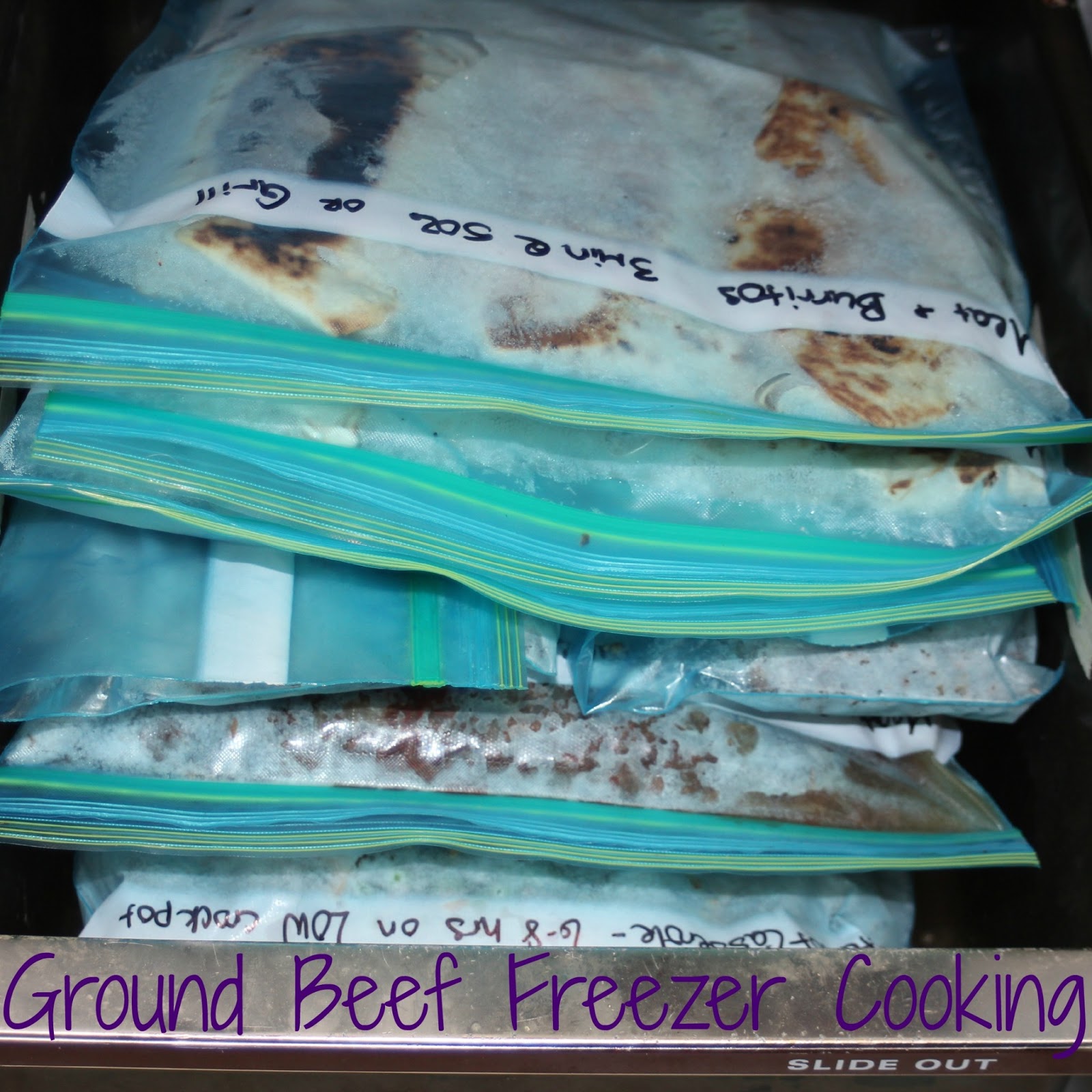 {Prepping for the Bean} Freezer Cooking 1 Ground Beef + Printables