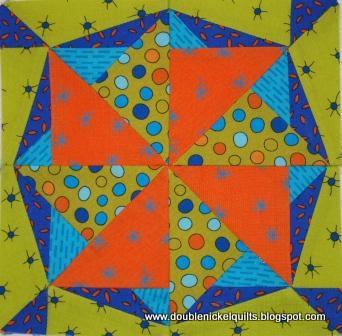 Quilt Patterns - Prairie Star 25'' Table Topper Pattern