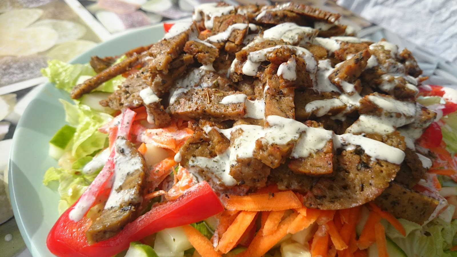 Vegspiration Blog de inspiración vegana Ensalada de kebab vegano con