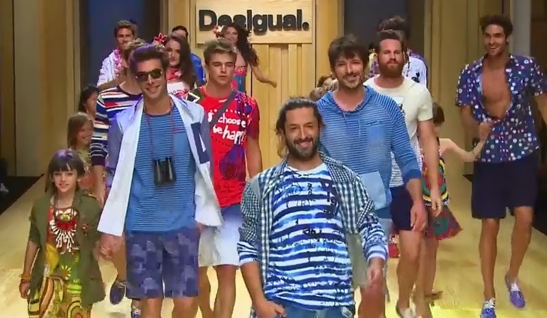 Pattern Design and Trends Color For Spring Summer 2015, Barcelona Full Show - Desigual Pattern Design and Trends Color 2015