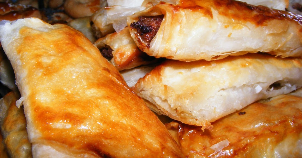 İpeğinminikelleri Baklava yufkasından kıymalı çıtır börek
