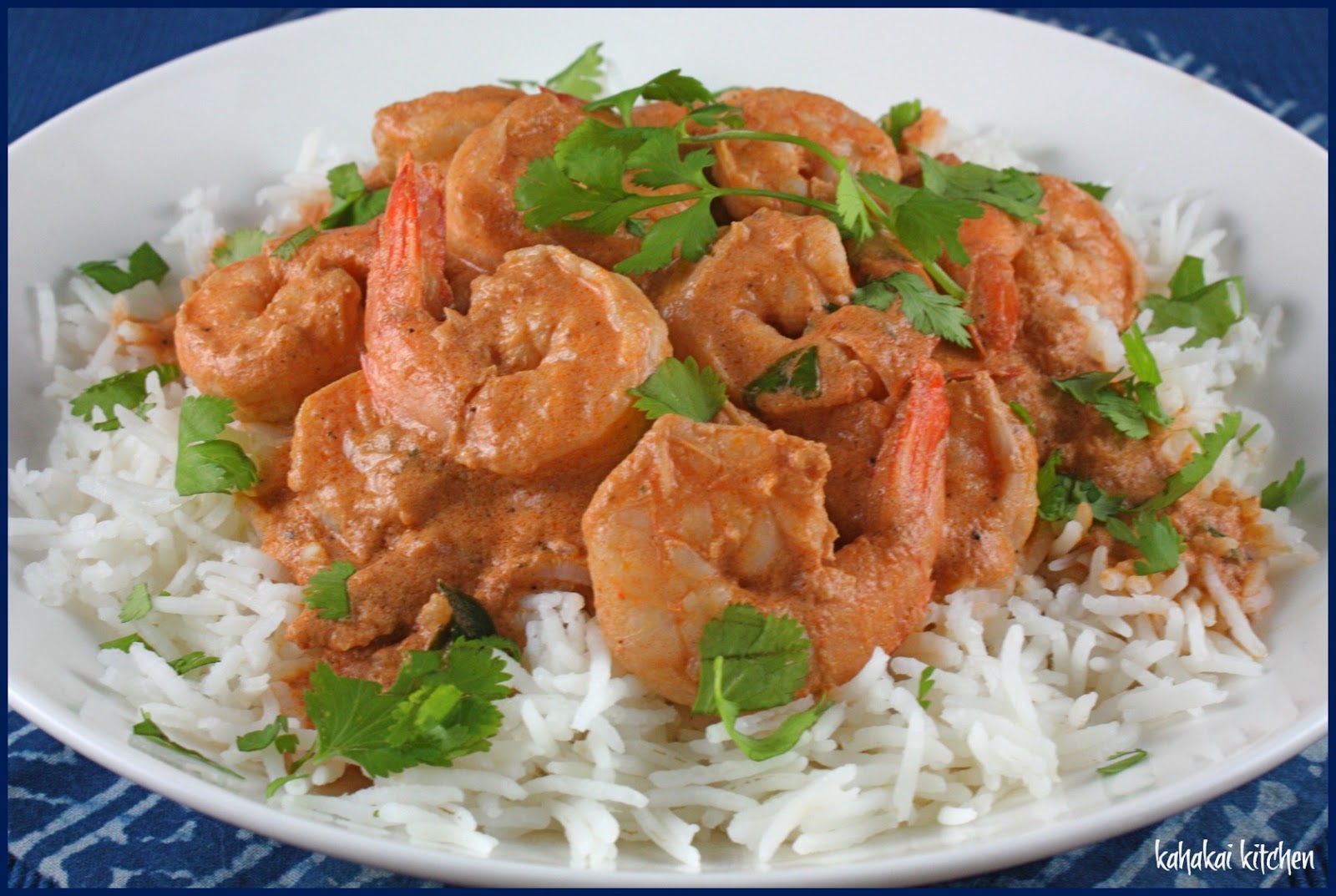 Kahakai Kitchen Shrimp in a Butter Sauce (Indian Comfort Food Done