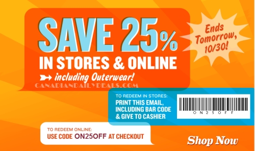 Old navy canada coupons october 2018