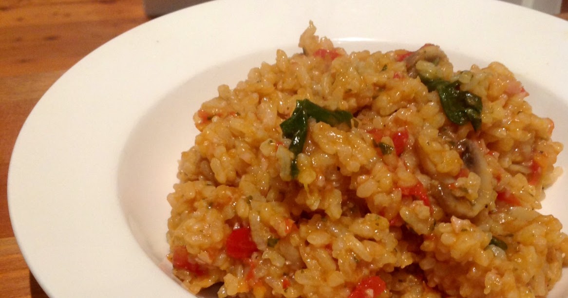 Three kids and the cook Bacon, Tomato & Mushroom Risotto in the Thermomix