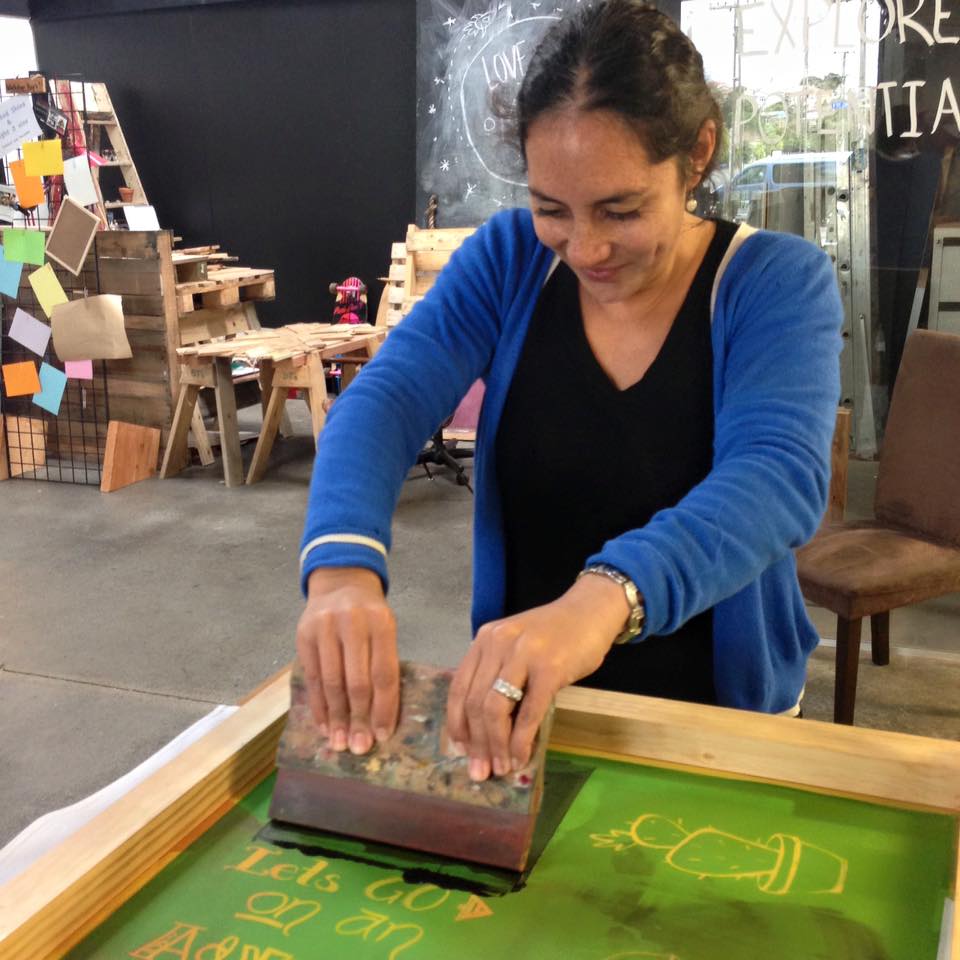 New Zealand Printmakers Intro to Screenprinting, Jan/Feb, Auckland