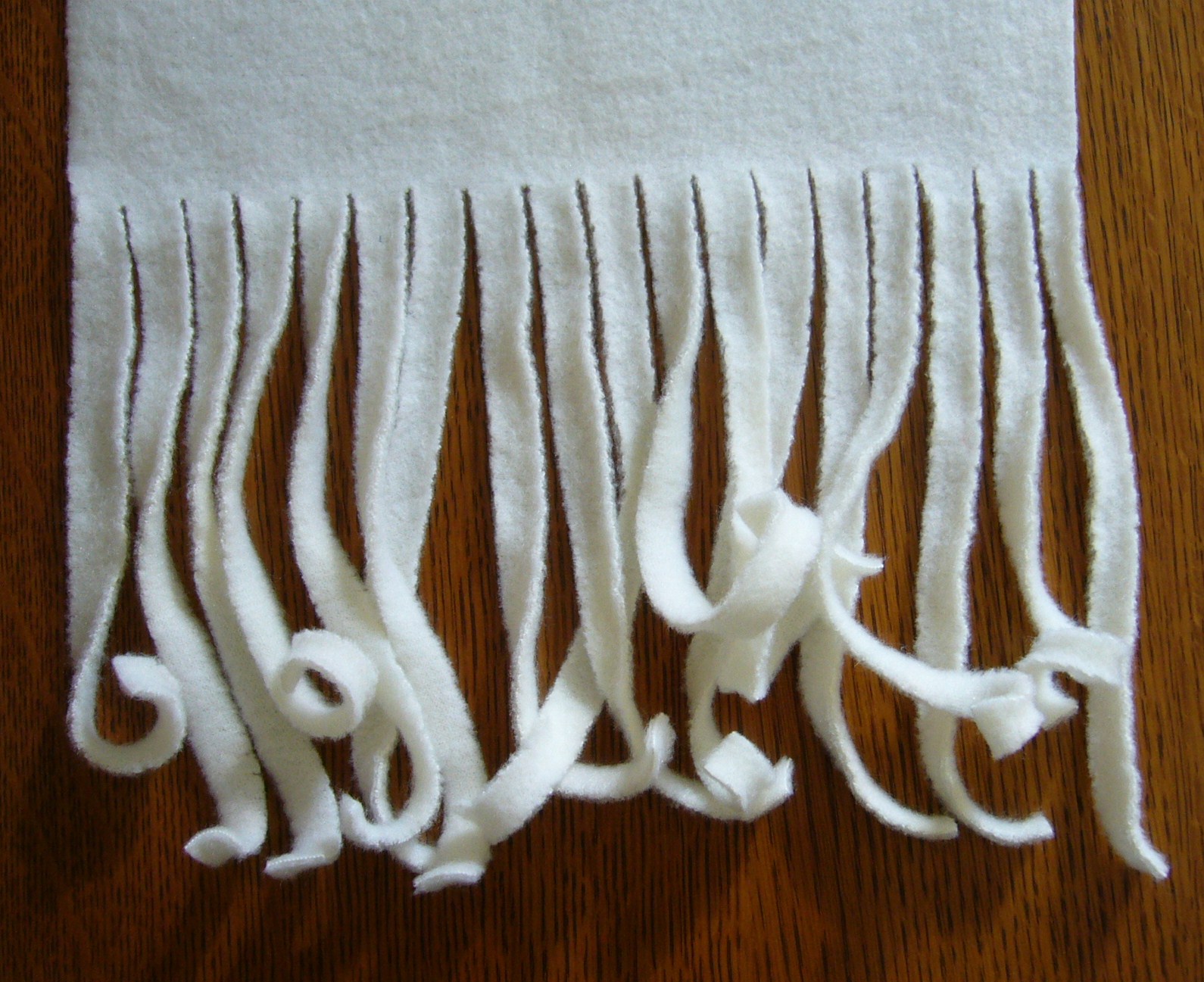 Curly Fringe No Sew Fleece Scarf Tutorial Great For Occ Shoebox Packing Sewing Fleece Scarf Tutorial Fleece Scarf
