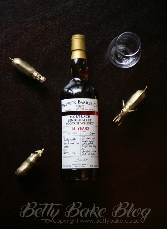 mortlach, whisky, 14yr whisky, private barrel co, single malt, scotch, bettybake.co.za 