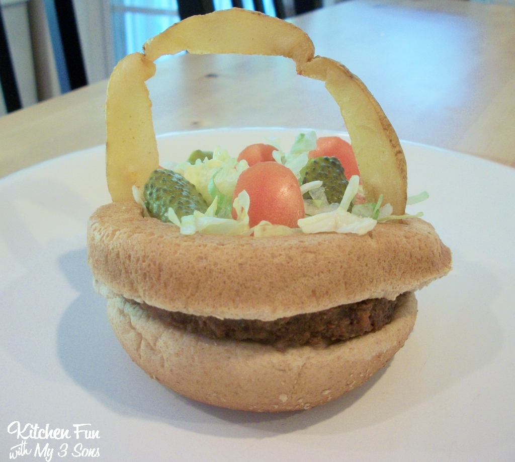 Easter Burger Basket Kitchen Fun With My 3 Sons