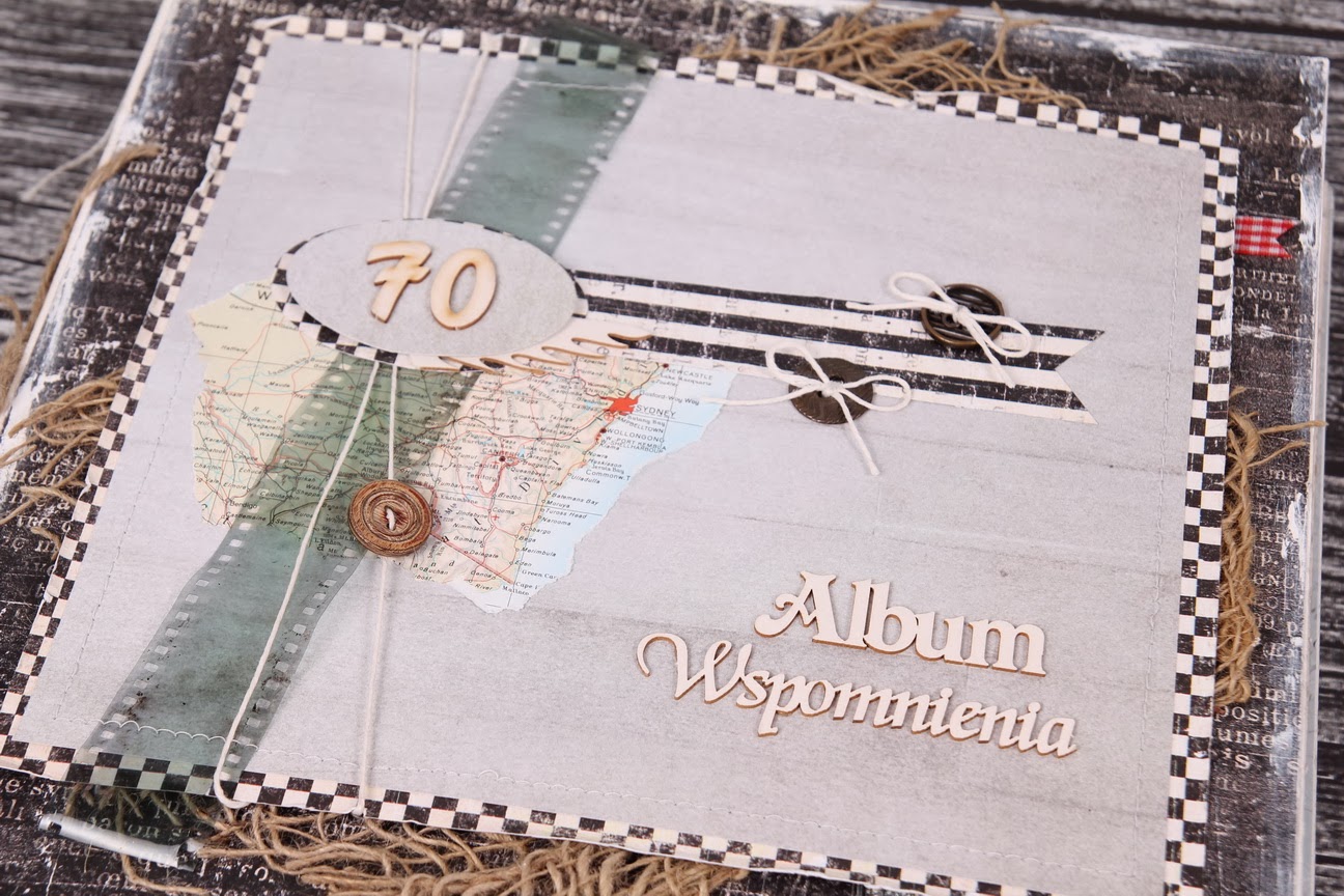 scrapbooking i inne radości... Album na 70 urodziny