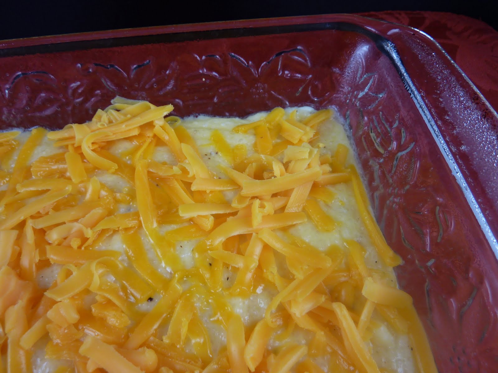 Cookies on Friday Baked Garlic Cheddar Grits