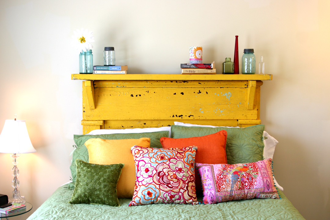 Life in its Ordinary Form How to Make a Mantel into a Headboard