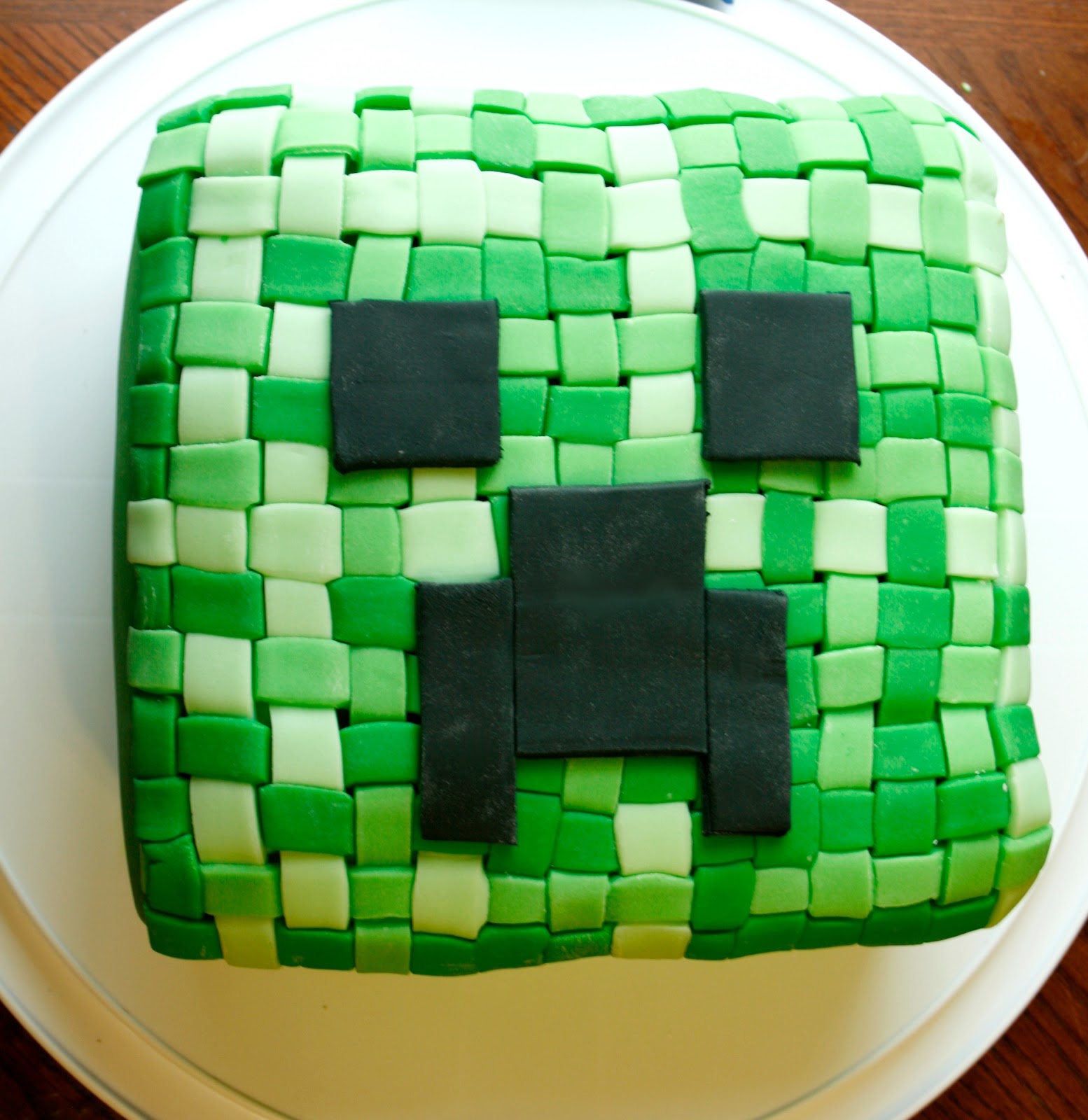 The Dieter Family Minecraft Creeper Cake