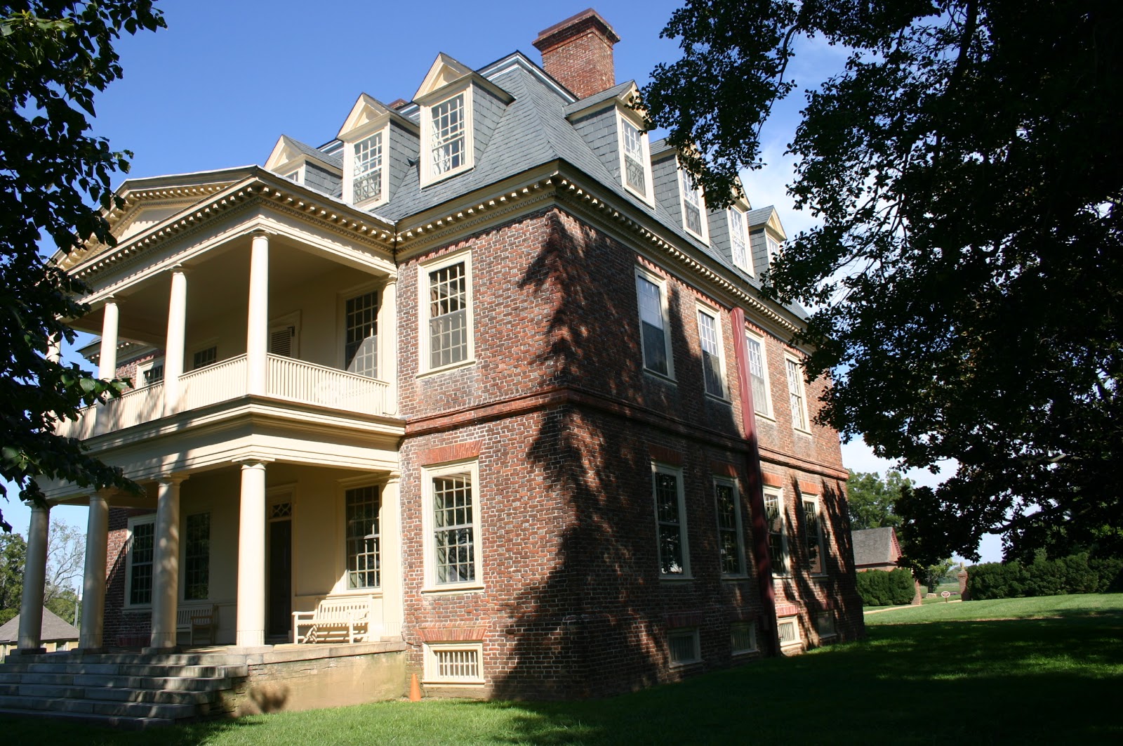 Old Roads Once Traveled James River Shirley Plantation Great House