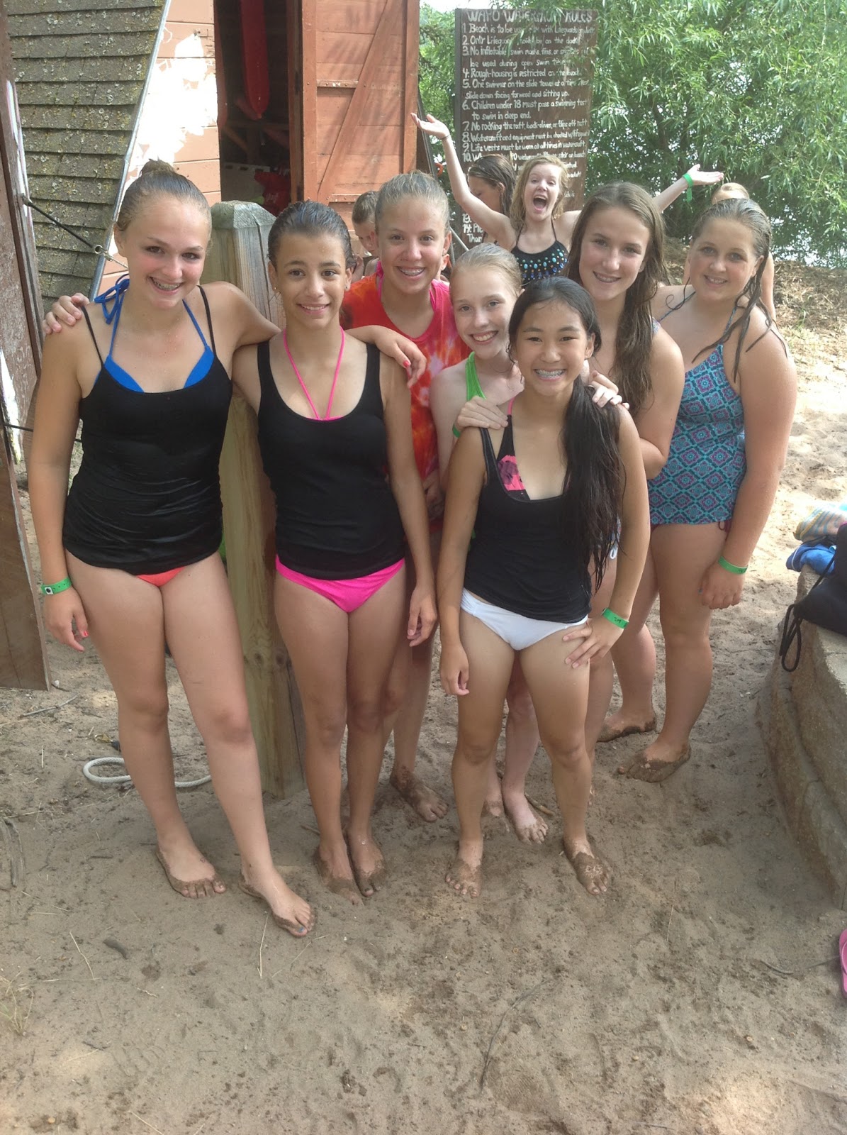 Wapo Bible Camp Youth Blog: Swimming Tests