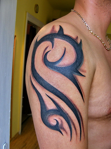 tribal tattoos for men on arm