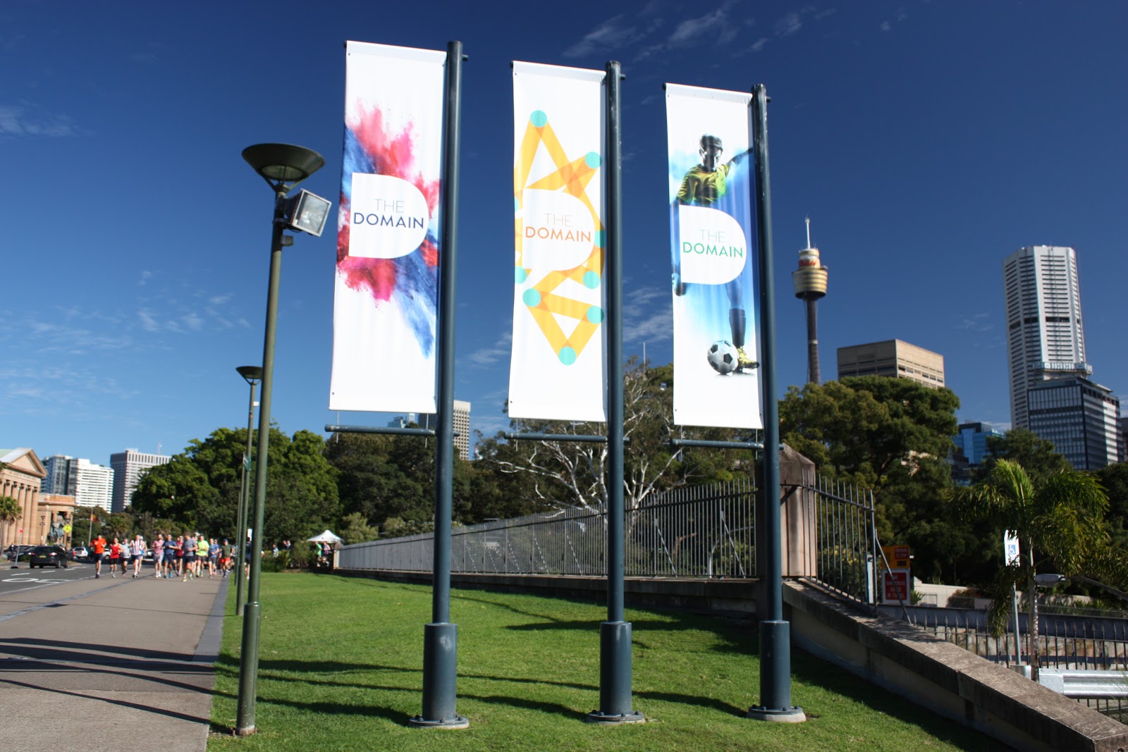 Sydney City and Suburbs The Domain, signs