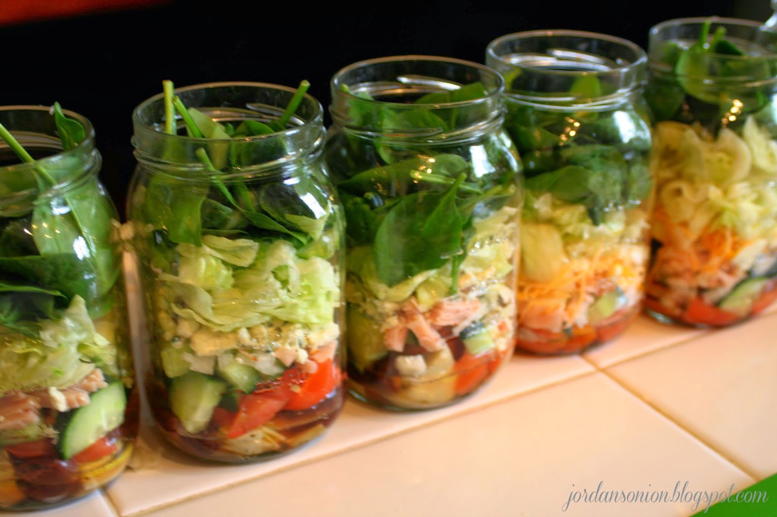 Eat healthy premade salad Jordan's Easy Entertaining