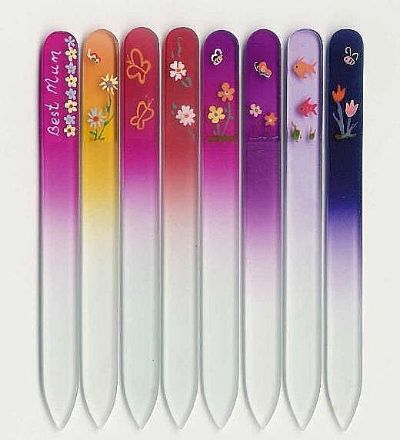 I bought a glass nail file yesterday. I've been meaning to buy one for ages