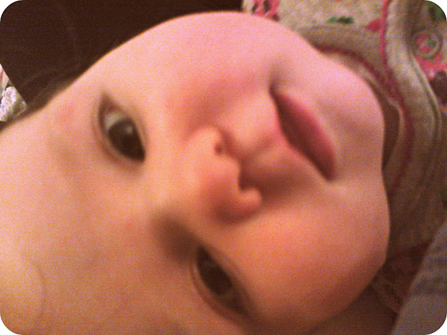 Baby Girl close up portrait 