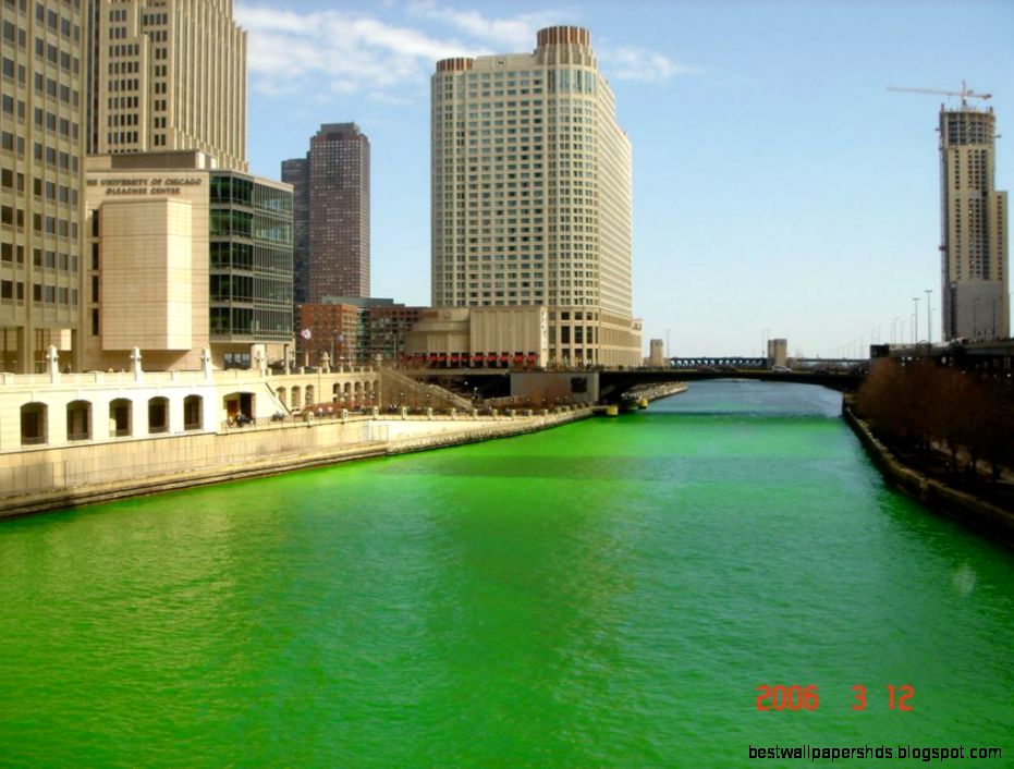 Chicago River Green Chicago River Green