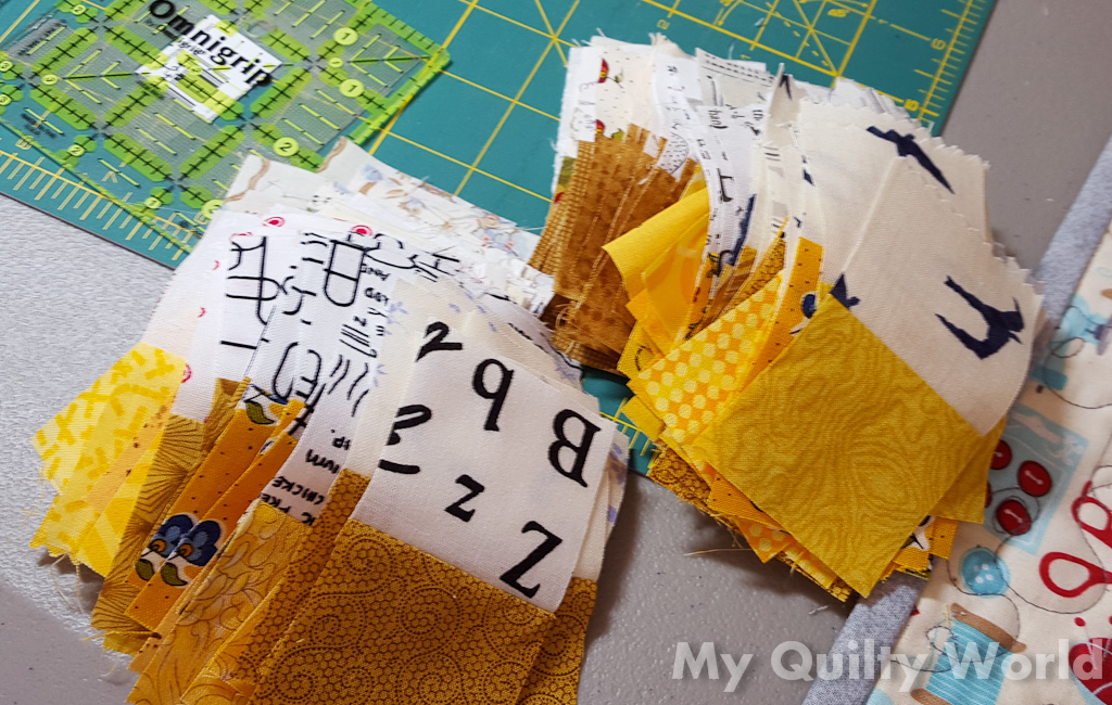 My Quilty World Allietare Clue 3 Bonnie Hunter Mystery Quilt