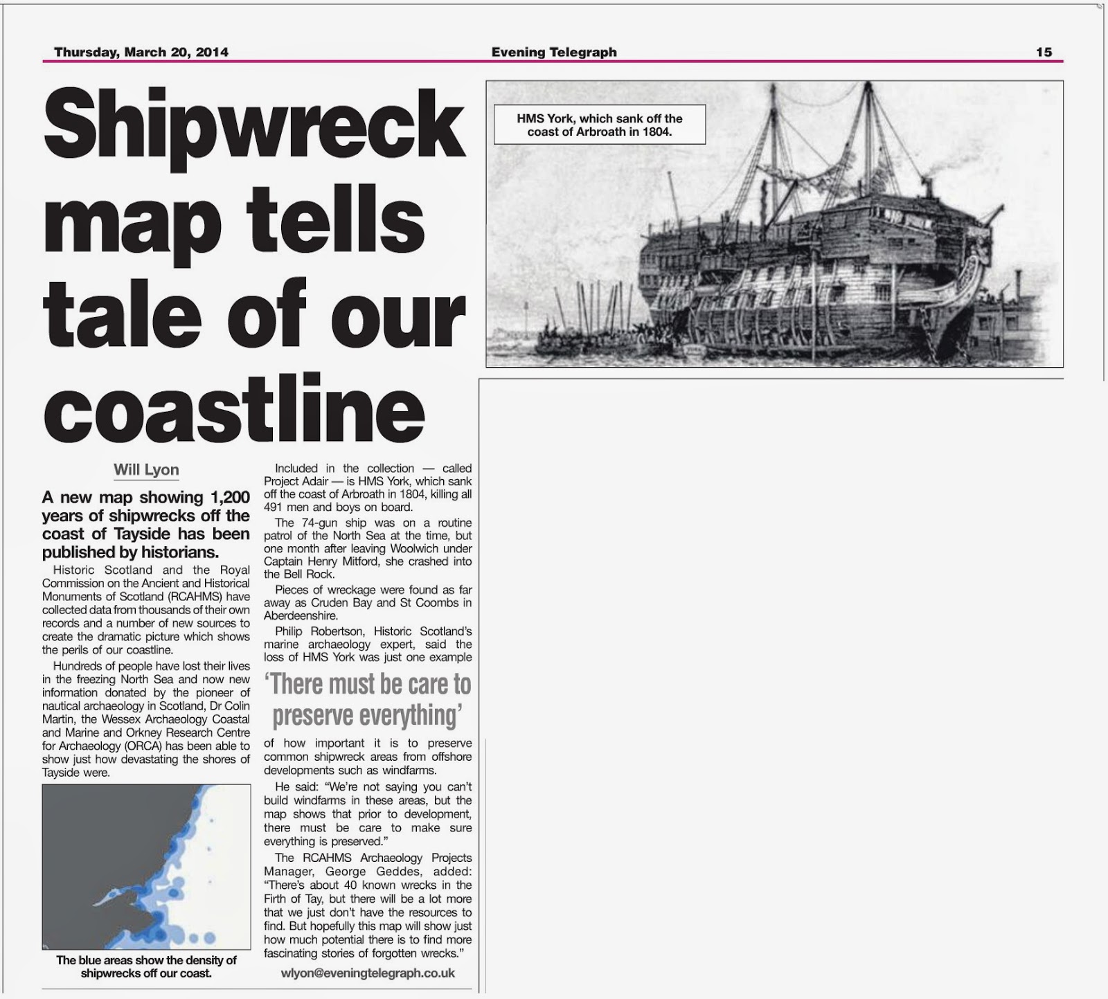 The Essentials Shipwreck map tells tale of our coastline