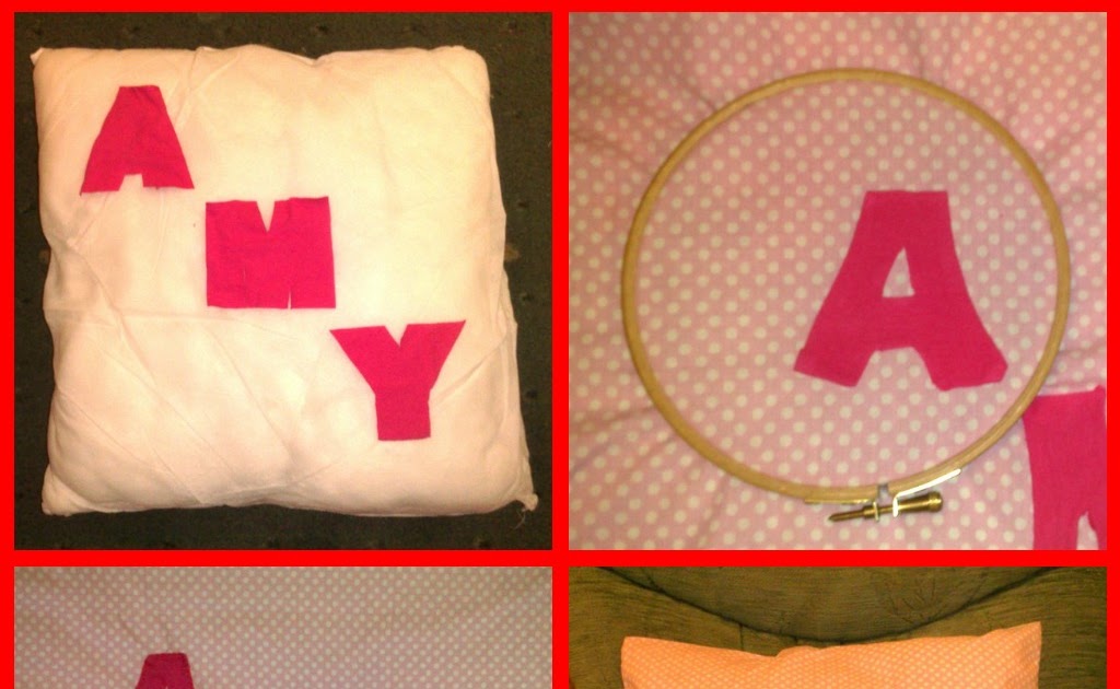 Karima's Crafts Personalised Cushion Cover Tutorial