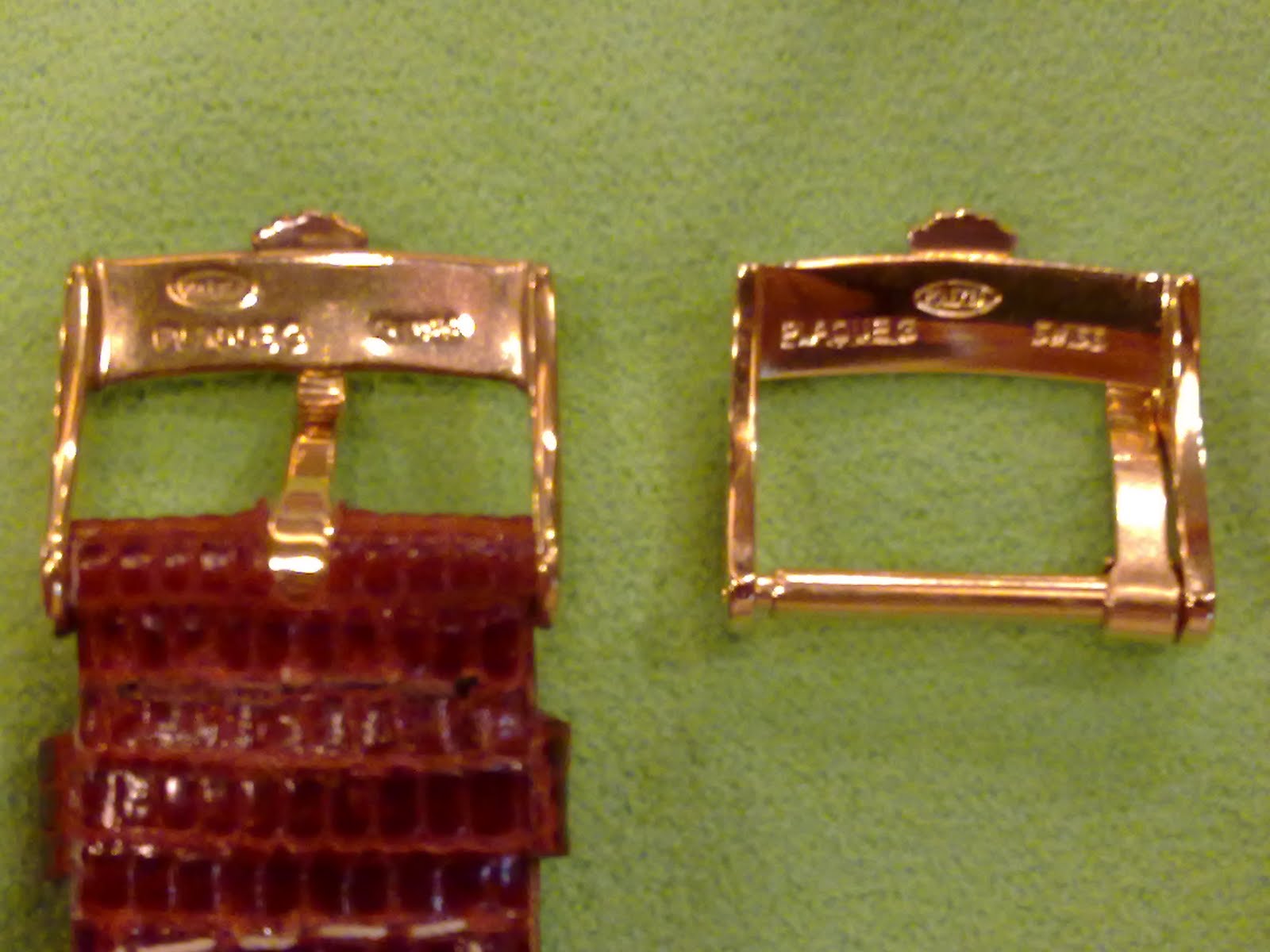 Attached two pictures of the Real and Fake Rolex Buckles
