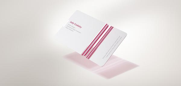 creative plastic business card designs