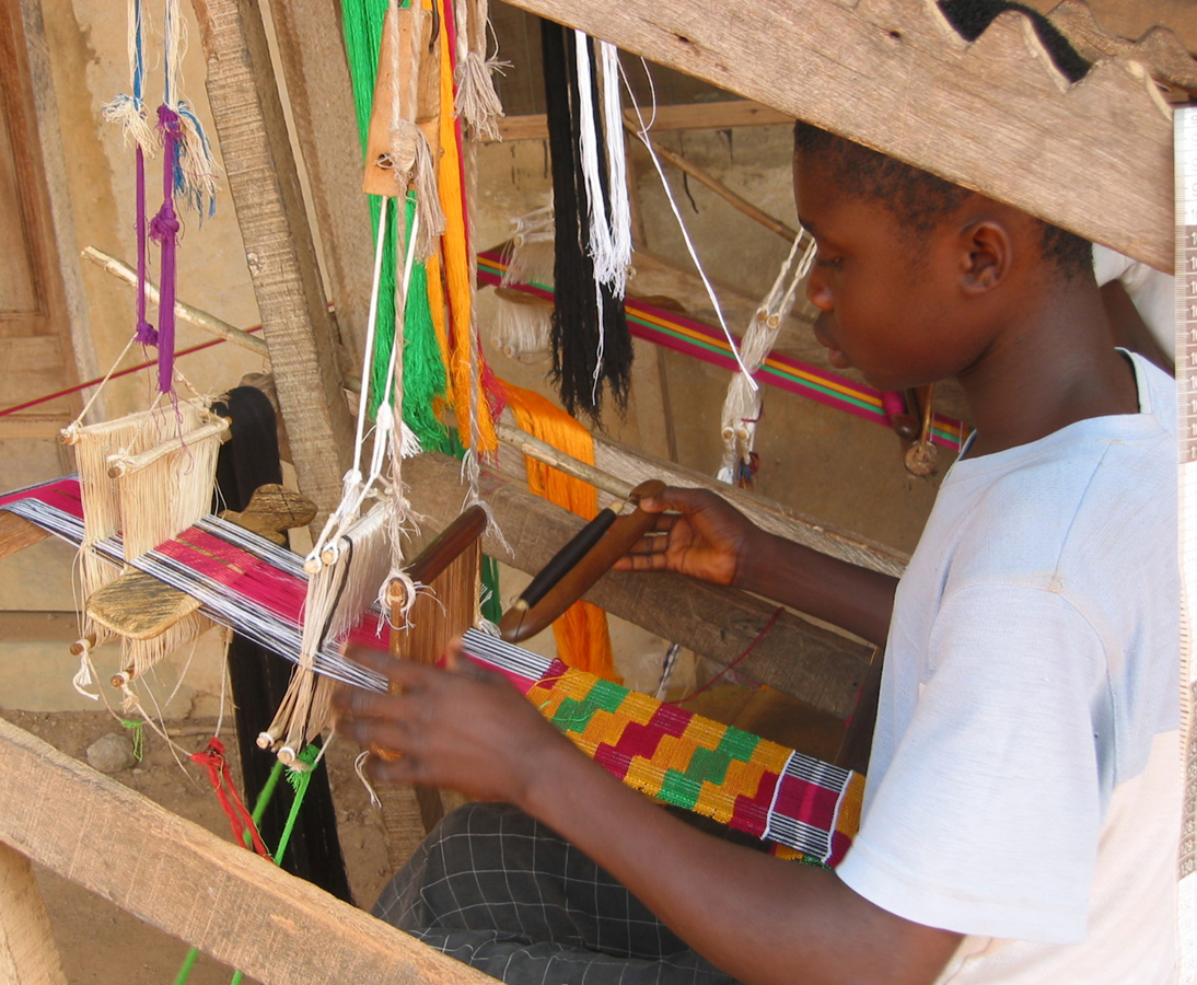 Local style Kente, Royal Cloth of the Ashanti