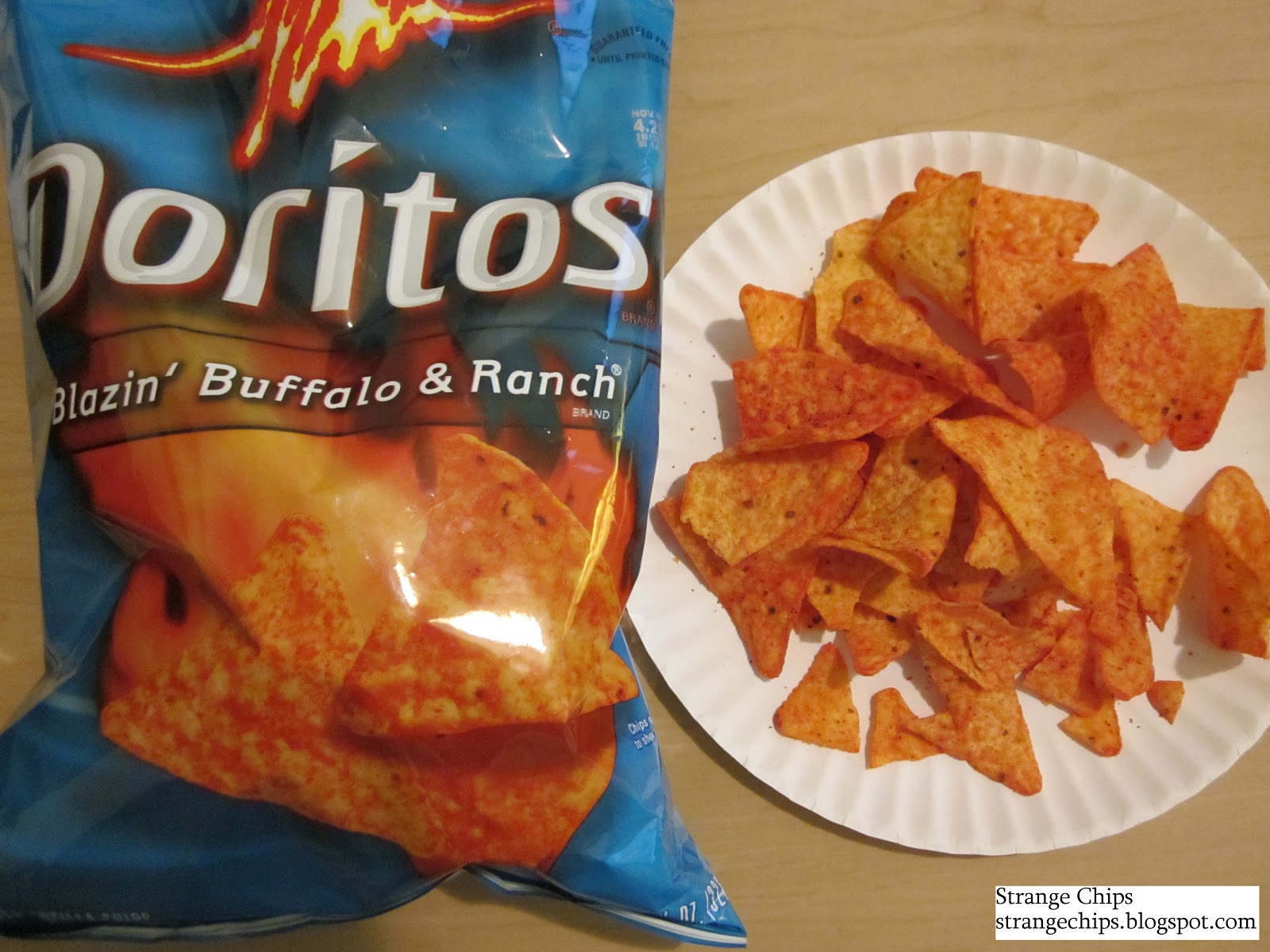 Strange Chips Doritos Blazin' Buffalo & Ranch