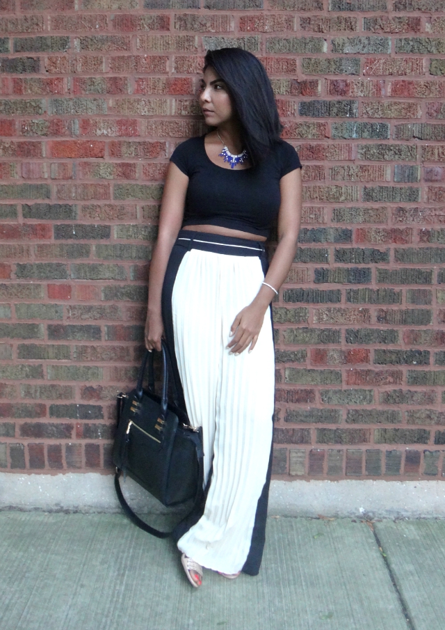 pleated pants outfit