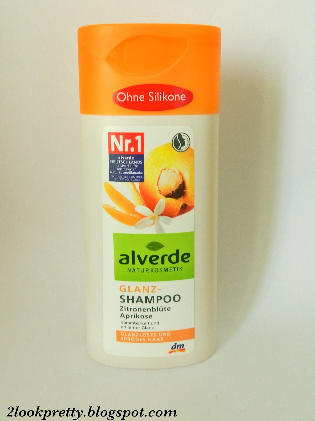 2 Look Pretty Review Alverde Glanz Shampoo