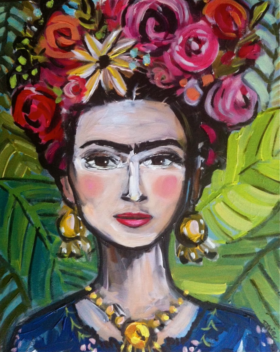 Devine Paintings Frida Kahlo Portrait Painting on Canvas