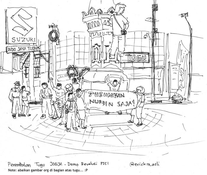 Indonesia's Sketchers Tugu Jogja, Sebuah Pengingat
